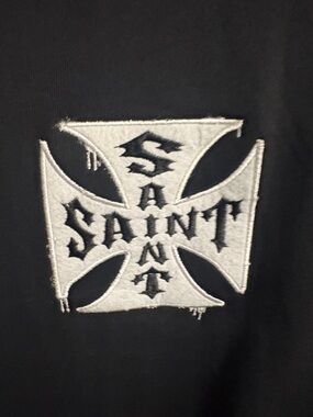 All Saints Orange & Black Branded Hang Tags